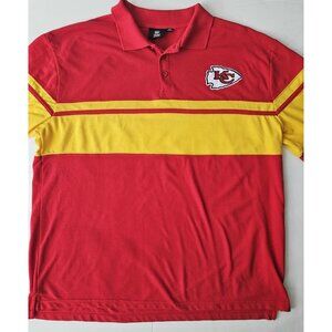 NFL Kansas City Chiefs Men’s Rugby Polo Shirt – Size 2XL